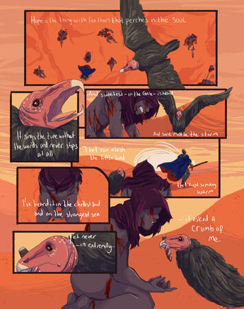 Sequential Art | "Hope" is the thing with feathers